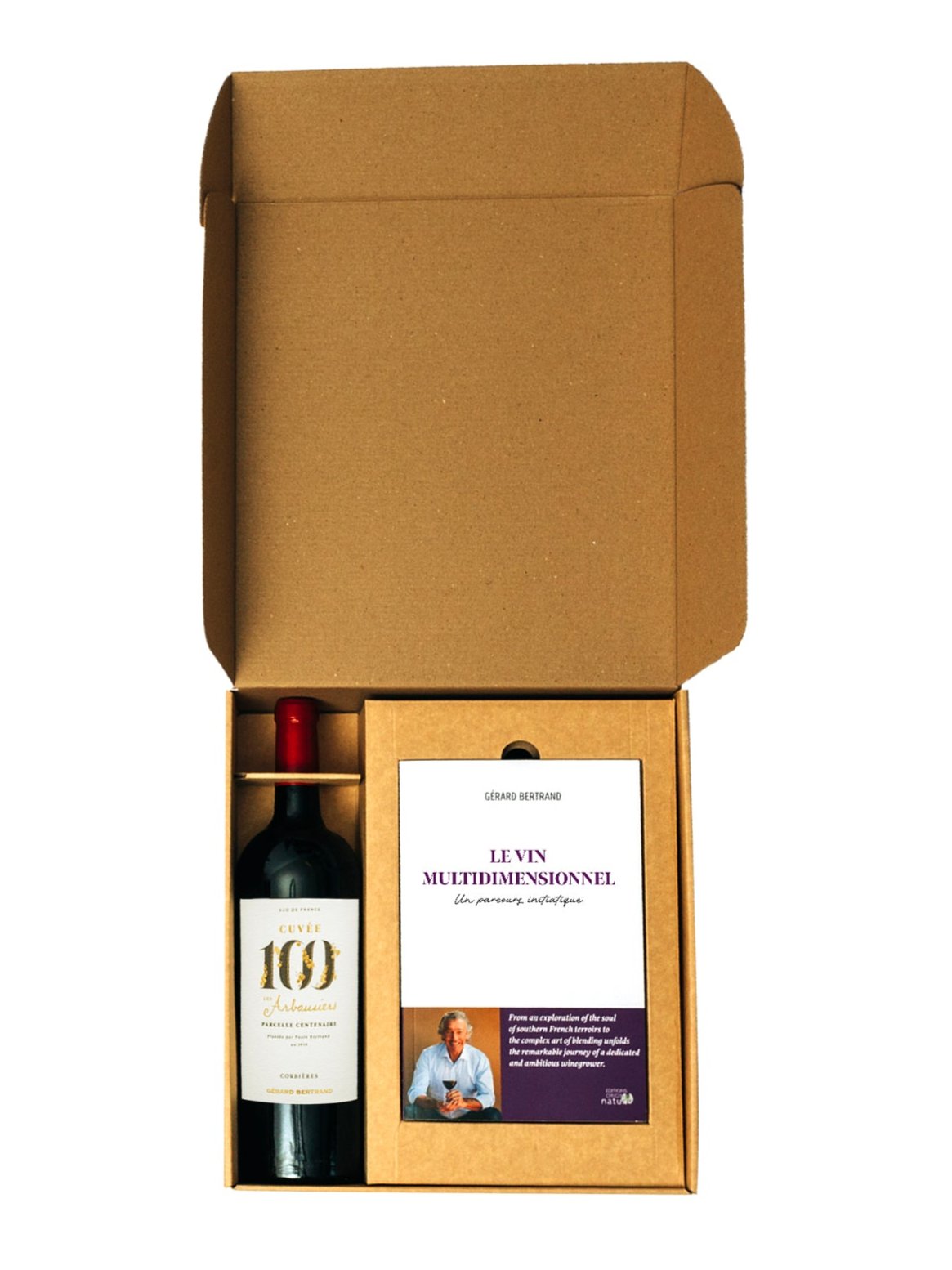 Gift Box Book with the Bottle