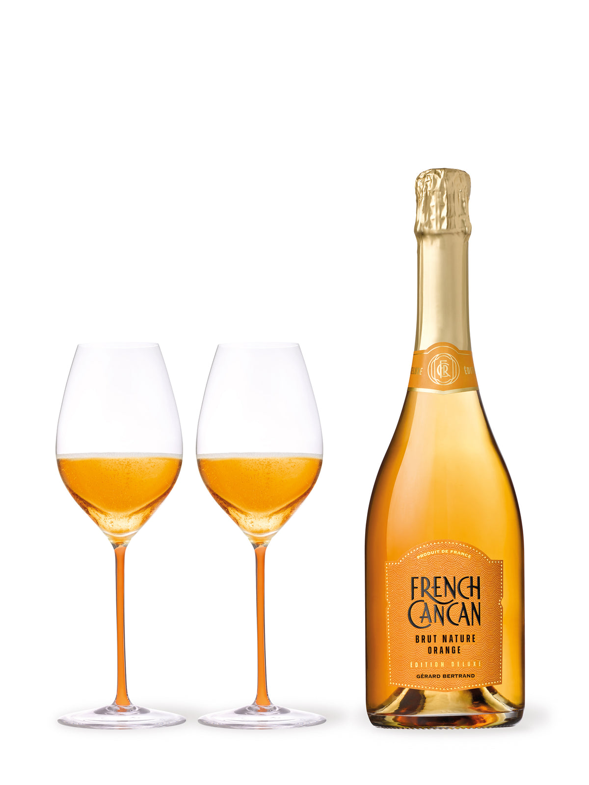 French Cancan Brut Orange Bio 2023 Pack of 6 Bottles 75cl - Gérard Bertrand