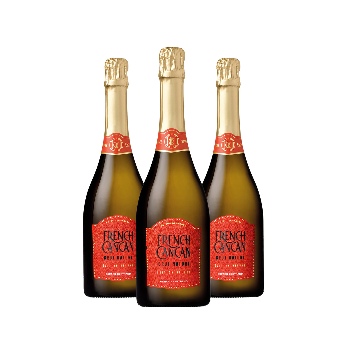 French Cancan Brut Bio 2023 Lot of 3 bottles 75cl - Gérard Bertrand
