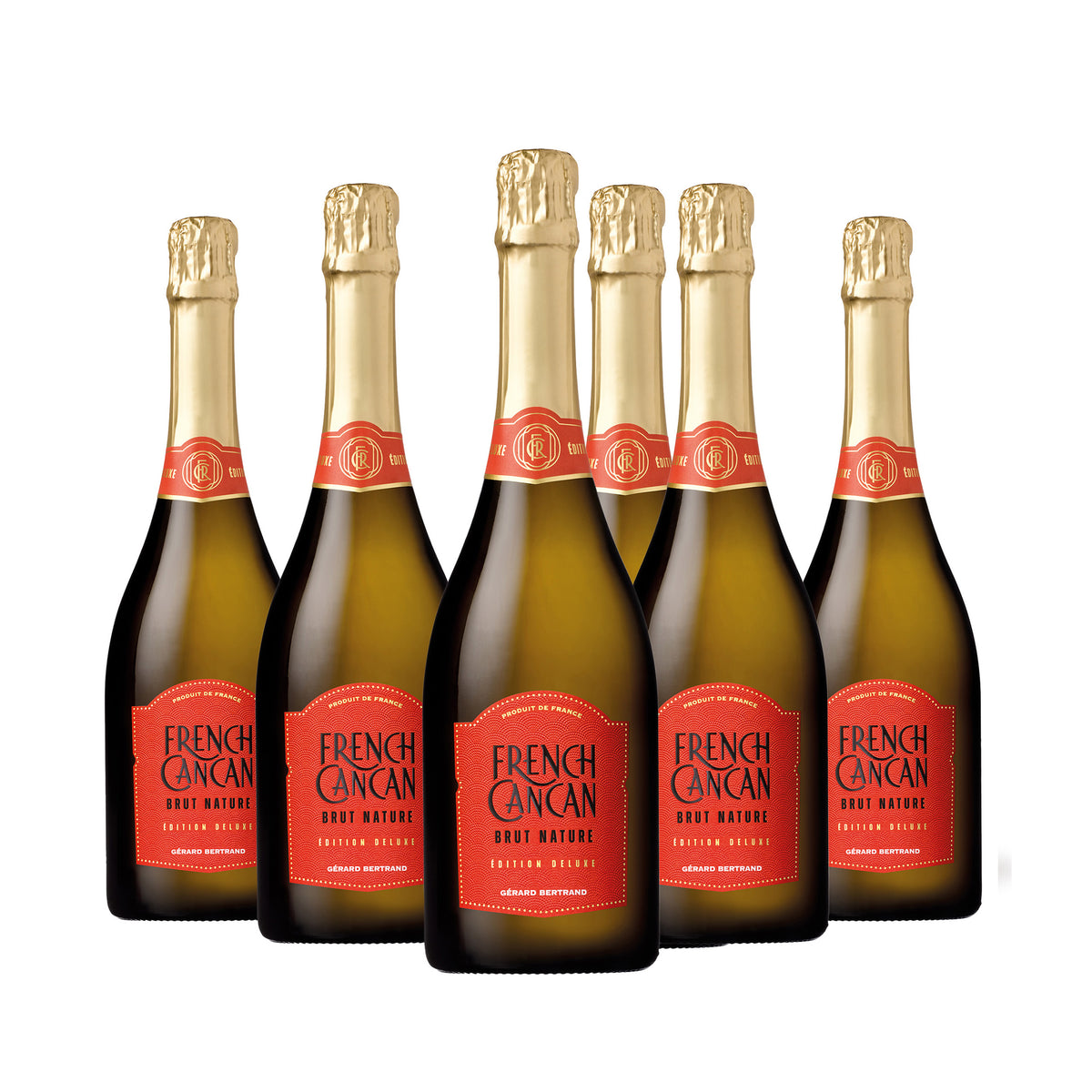 French Cancan Brut Nature Bio 2023 Lot of 6 bottles 75cl - Gérard Bertrand