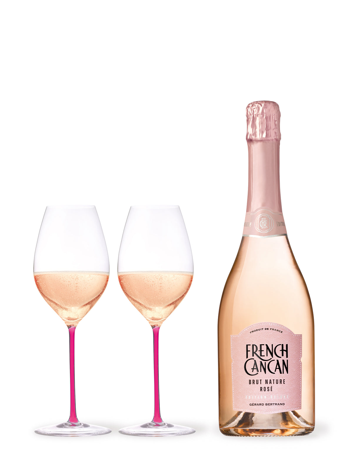 French Cancan Brut Rosé Bio Pack of 6 Bottles 75cl - Gérard Bertrand