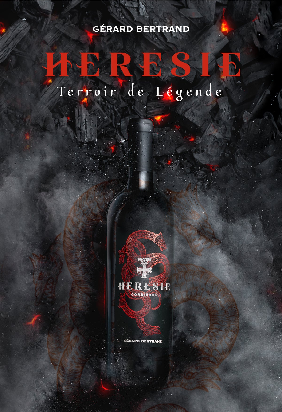 Hérésie Red 2022 Magnum 150cl red wine - Gérard Bertrand