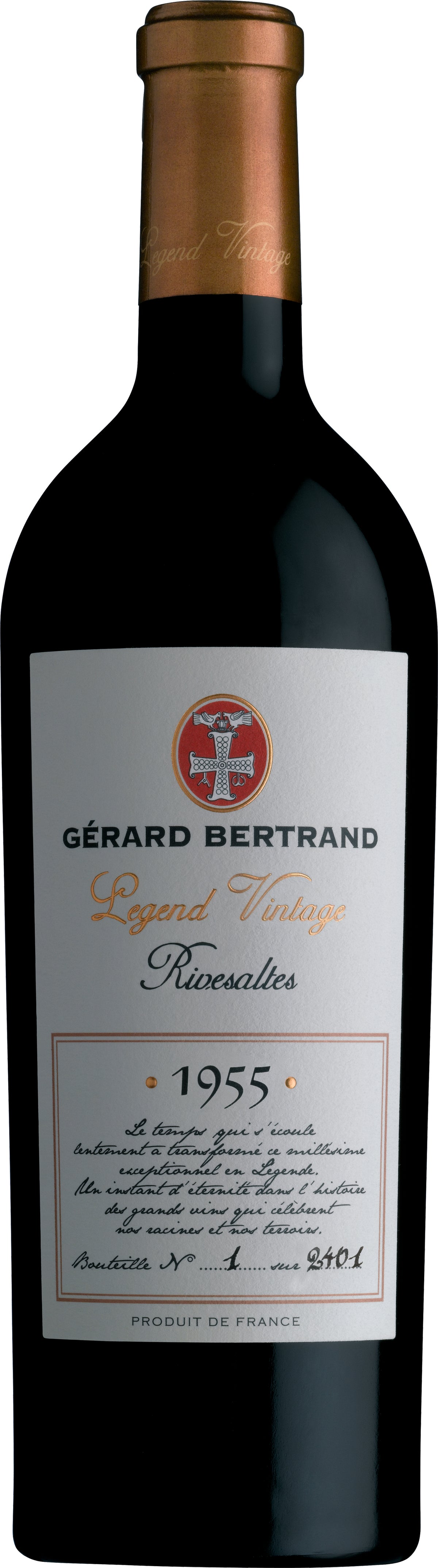 Legend Vintage Natural Sweet Wines 1955 Rivesaltes 75cl - Gérard Bertrand