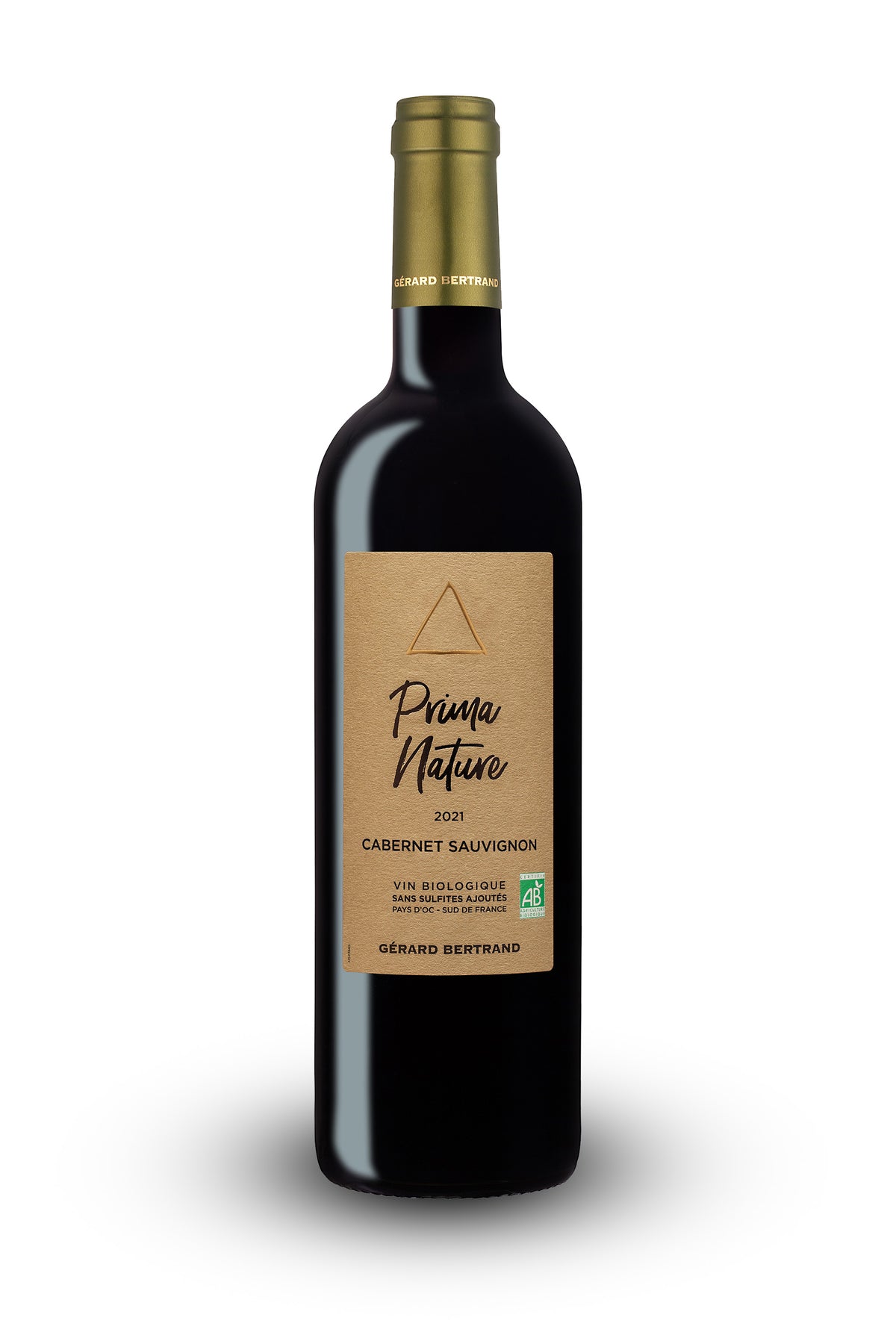 Prima Nature Cabernet Sauvignon 2022 75cl biologisch zonder sulfieten vegan - Gérard Bertrand