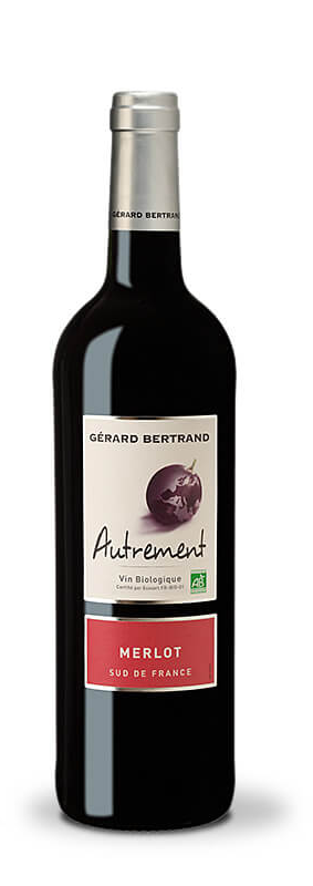 Autrement Merlot vin rouge bio- Gérard Bertrand