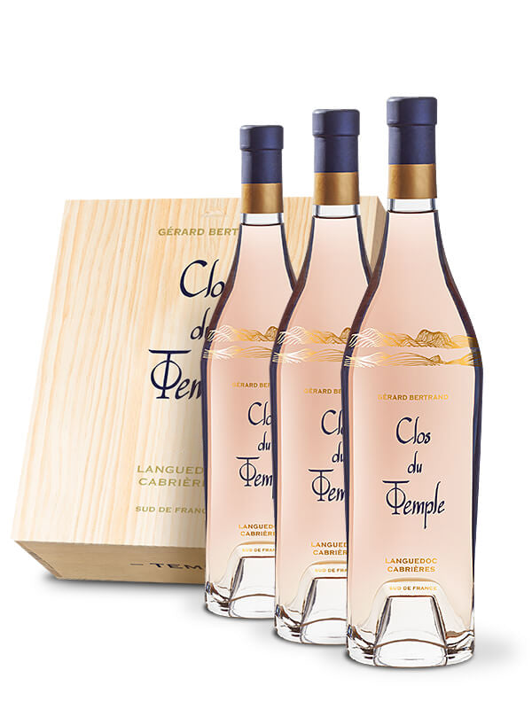 Clos du Temple 2022 Wooden Case 6 bottles 75cl - Gérard Bertrand