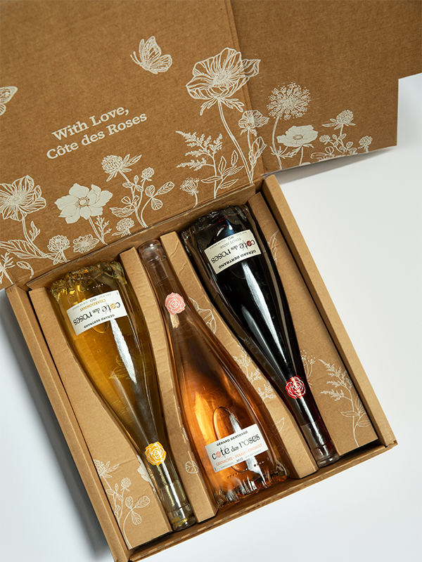 Gift set Cote des Roses rosé, light red and Sauvignon Blanc - Gérard Bertrand
