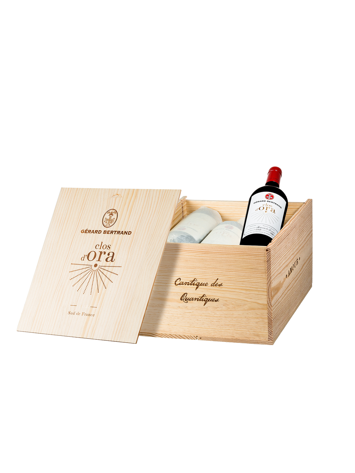 Clos d'Ora 2018 Wooden Gift Box 6 Bottles 75cl - Gérard Bertrand