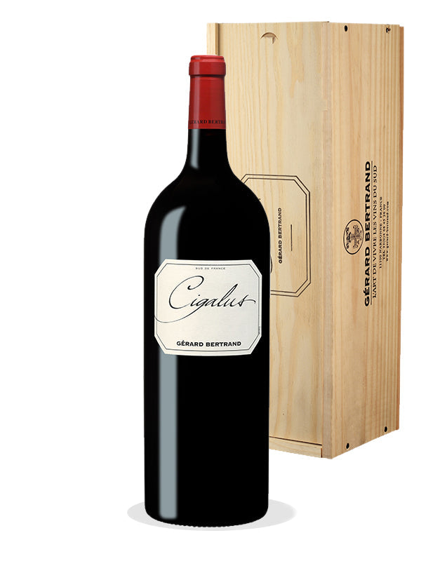 Cigalus Rouge 2020 Magnum (1.5L) with Wooden Case - Gérard Bertrand