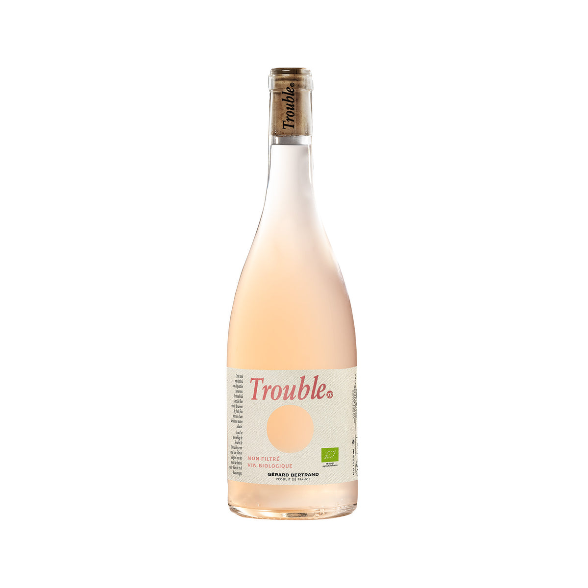 Trouble xp organic rosé wine Unfiltered 2024 75cl - Gérard Bertrand