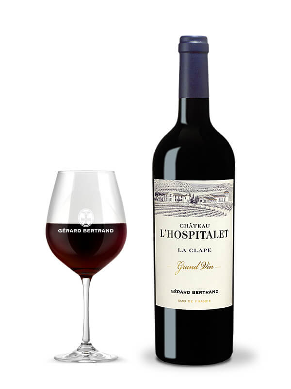 château l'hospitalet Grand Vin red la clape 2018 organic biodynamic wine gold decanter 95 IWSC