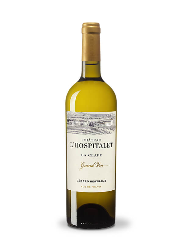 Château L'Hospitalet Grand Vin Blanc 2023 75cl white wine La Clape - Gérard Bertrand