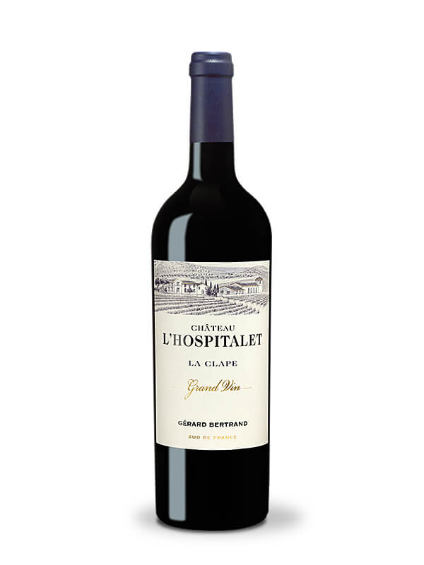 château l'hospitalet Grand Vin red la clape 2018 organic biodynamic wine gold decanter 95 IWSC