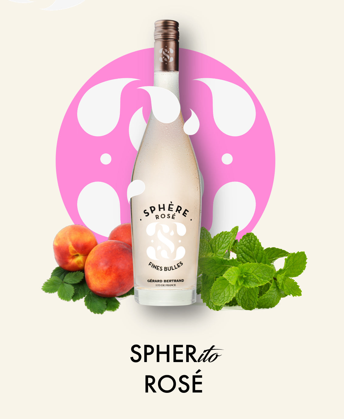cocktail spherito rosé mojito sphere