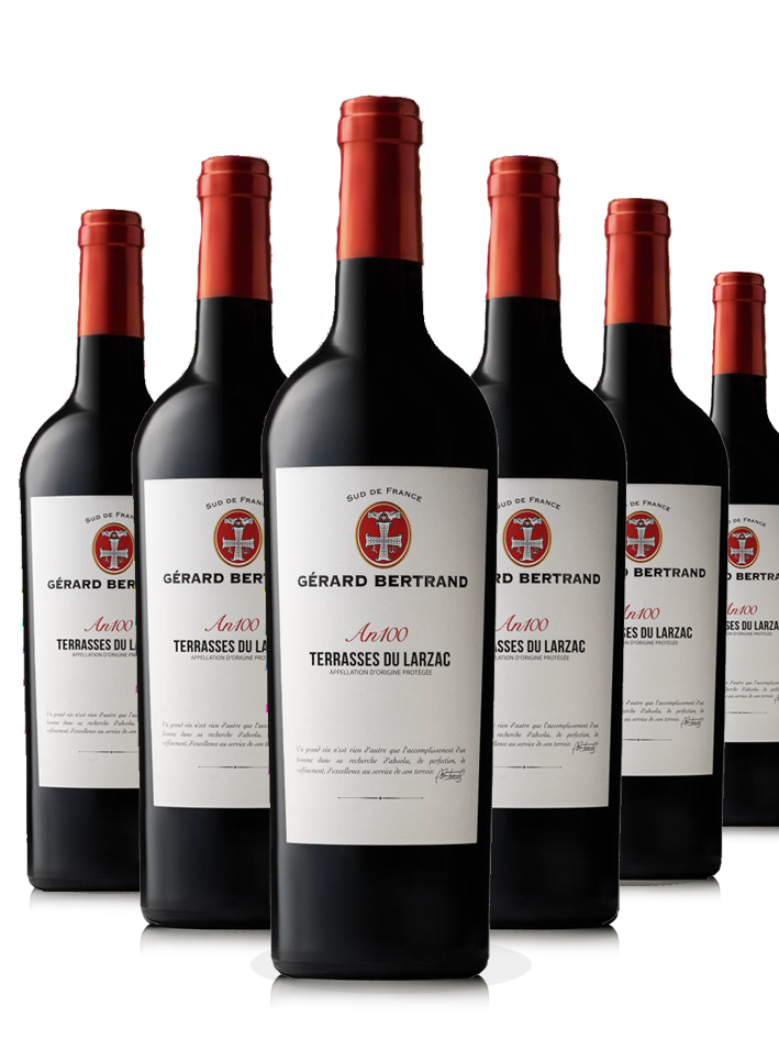 Héritage "An 100" Terrasses du Larzac 2021 Lot of 6 Bottles 75cl - Gérard Bertrand 