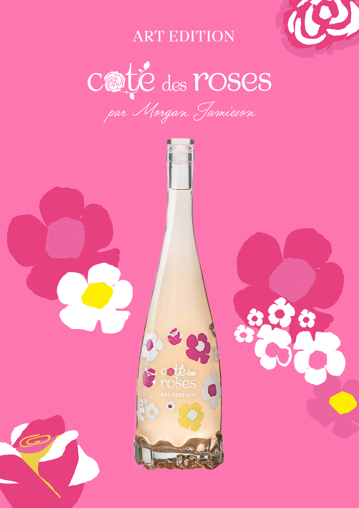 Cote des Roses Art Edition rosé 2023 Lot of 6 Bottles 75cl - Gérard Bertrand 