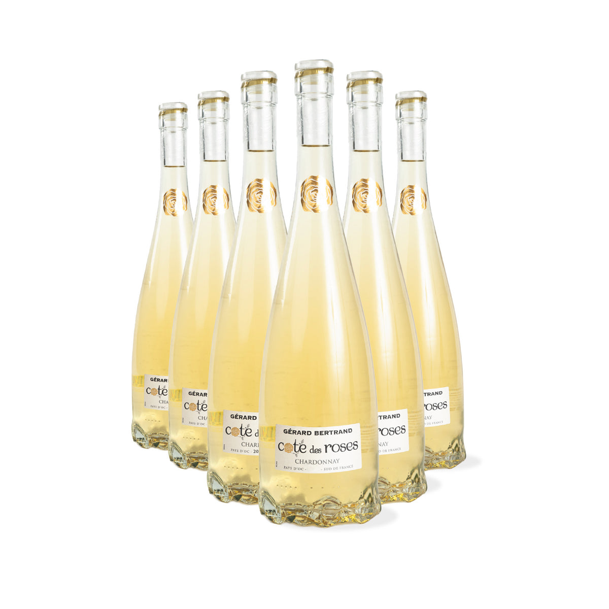 Cote des Roses chardonnay 2024 lot van 6 flessen 75cl - Gérard Bertrand 