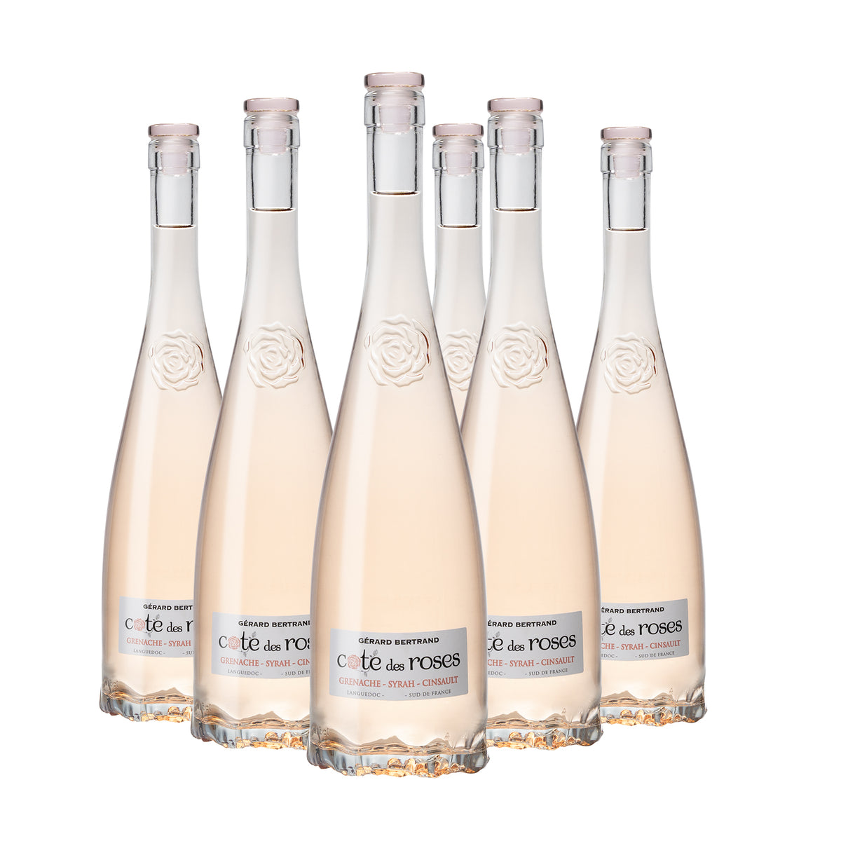 Cote des Roses rosé 2024 Lot 6 Bouteilles 75cl - Gérard Bertrand 