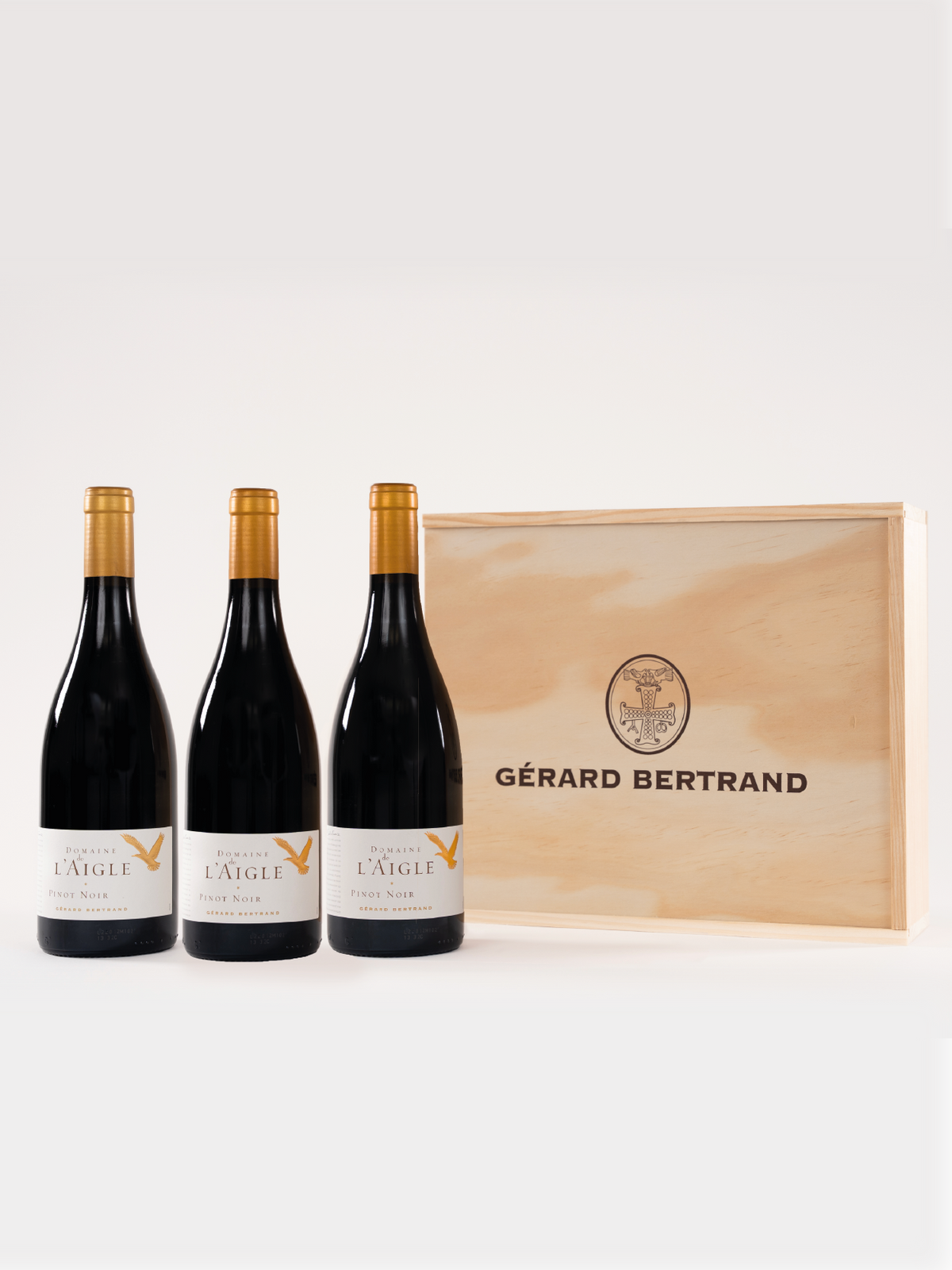 Gift set Domaine de l'Aigle Pinot Noir 2023 - Gérard Bertrand 