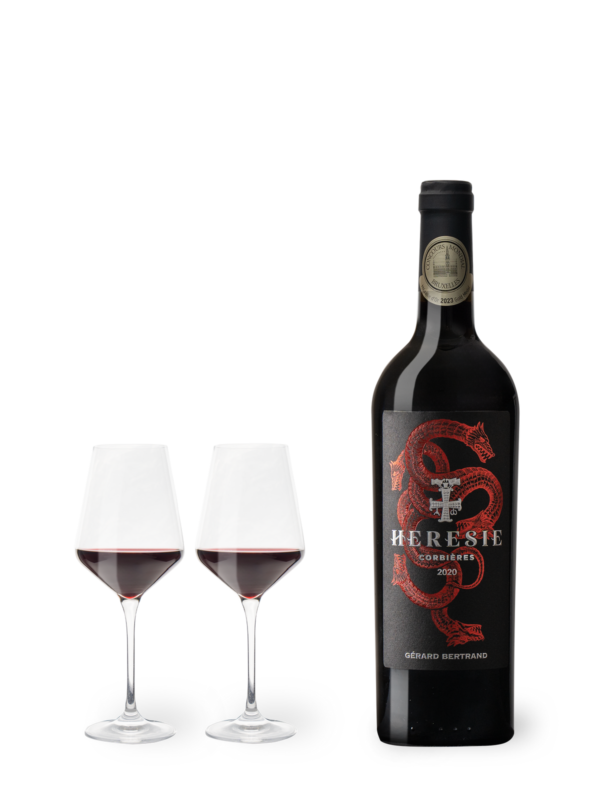 Hérésie vin rouge corbières 2022 75cl - Gérard Bertrand 