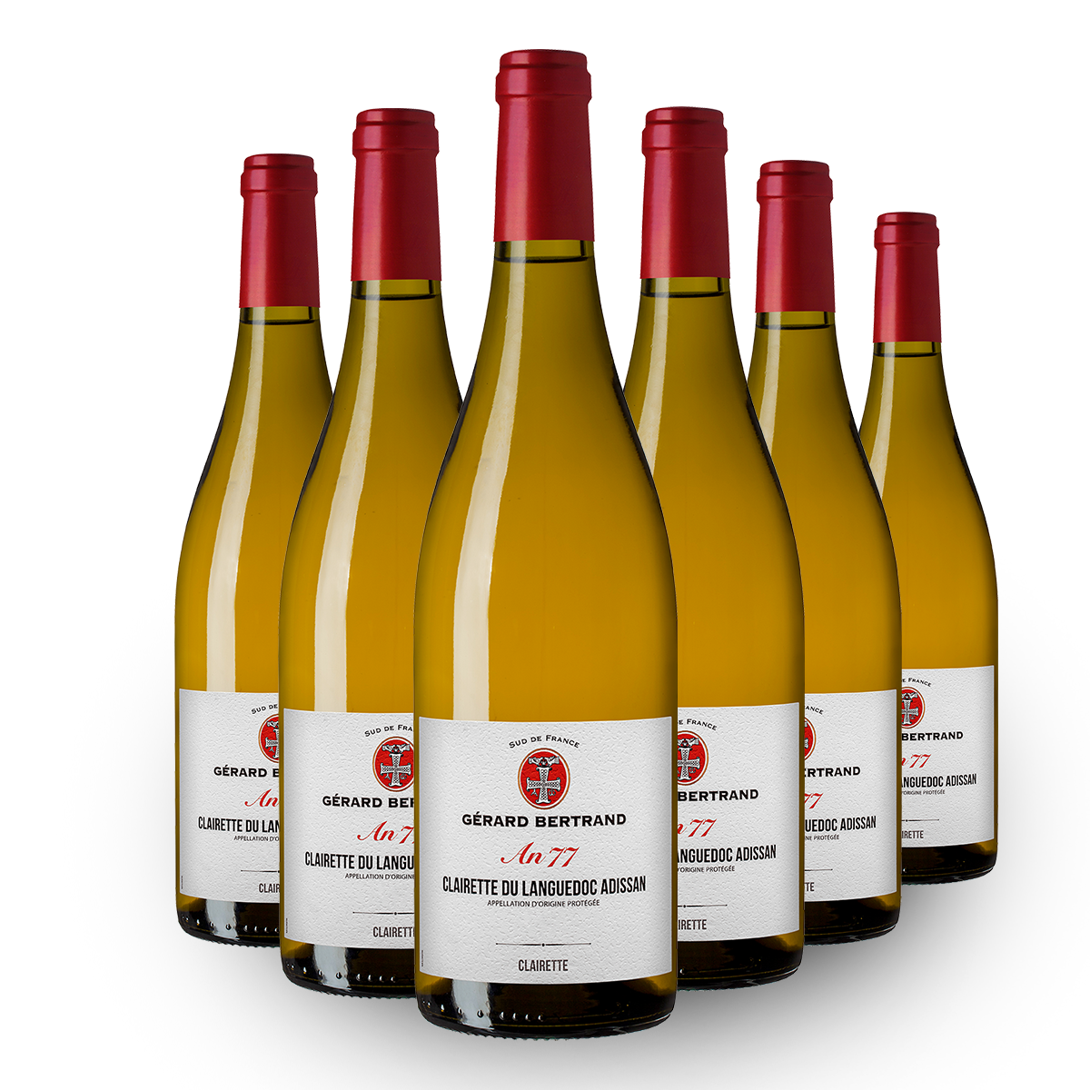 Heritage An 77 Clairette du Languedoc 2021 Lot de 6 Bouteilles 75cl - Gérard Bertrand 