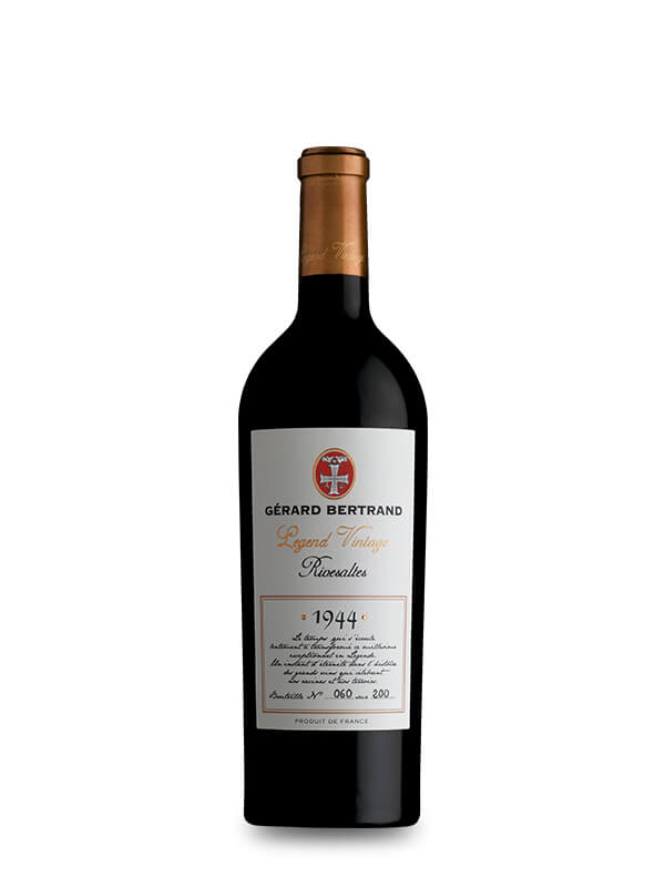 Legend Vintage Vins Doux Naturels 1944 Rivesaltes 75cl - Gérard Bertrand 