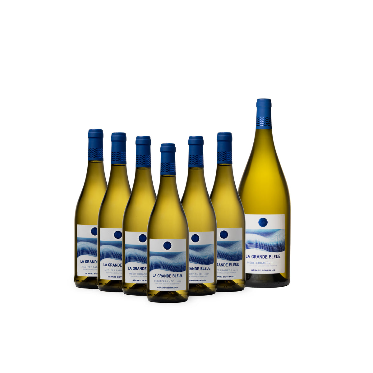 La Grande Bleue 2024 organic white wine Special Offer 12 bottles 75cl and Magnum included - Gérard Bertrand 