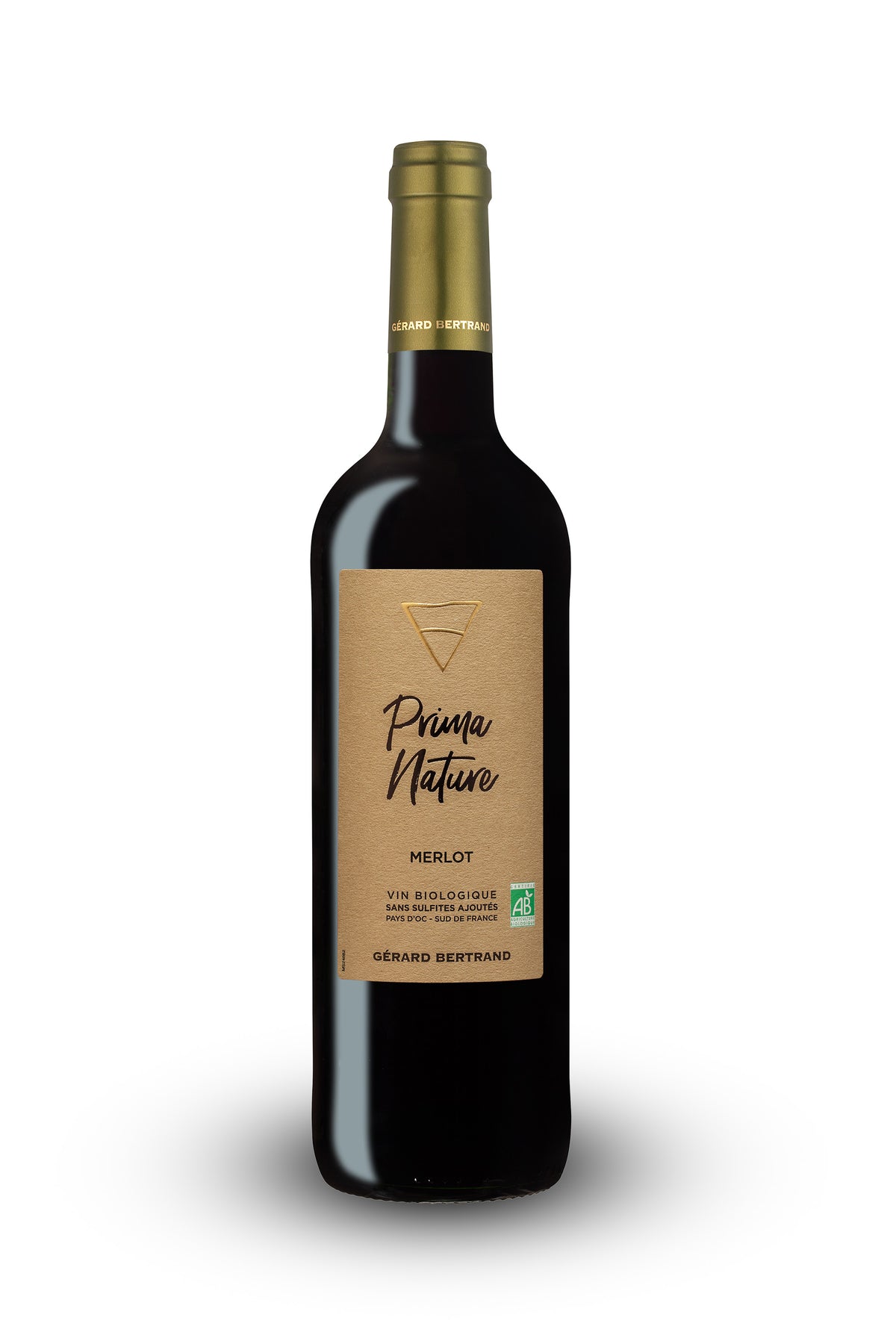 Prima Nature Merlot 2022 75cl organic sulphite-free vegan - Gérard Bertrand 