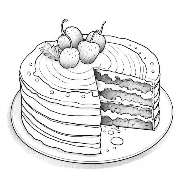 Walnut cake 
