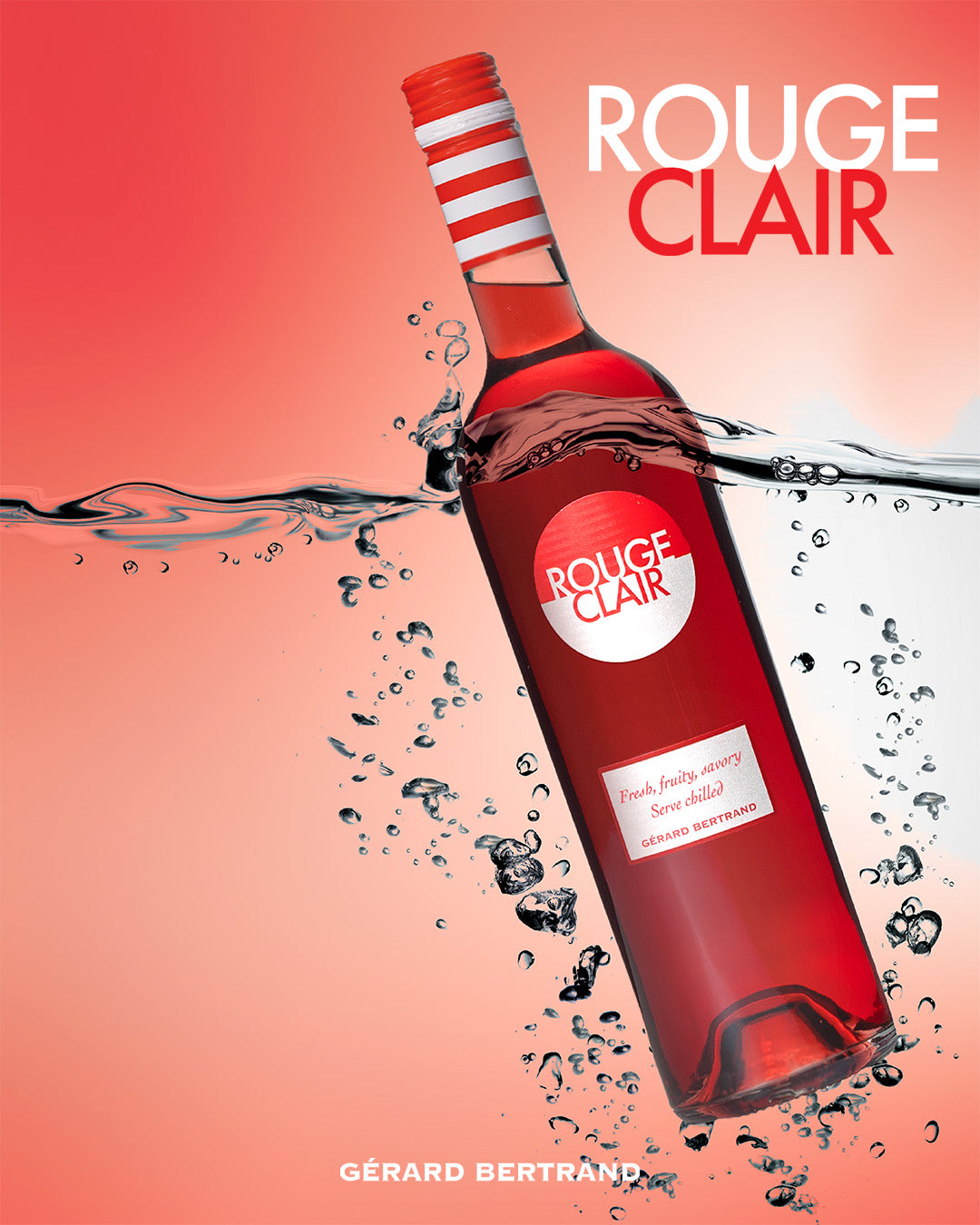 Rouge Clair Special Offer 12 Bottles 75cl and Free Ice Bucket - Gérard Bertrand 