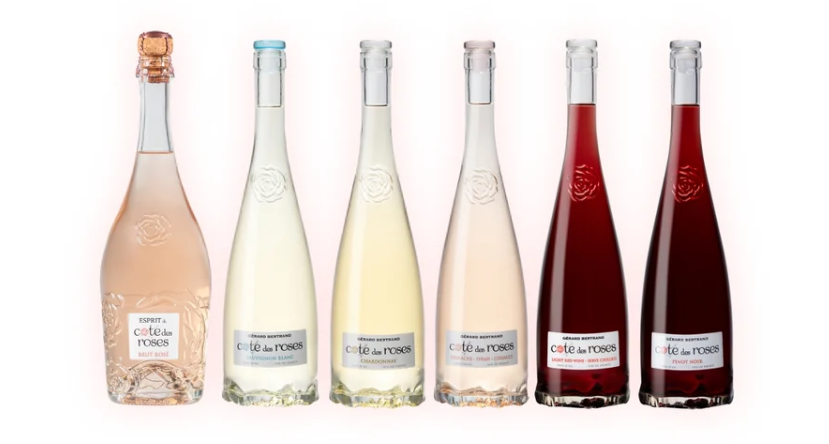 Esprit de Cote des Roses Brut rosé vin effervescent Lot 6 bouteilles 75cl - Gérard Bertrand 