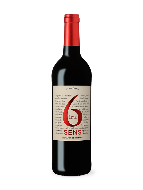 6ème sens vin rouge bio 75cl 2023  Bouchon - Gérard Bertrand 