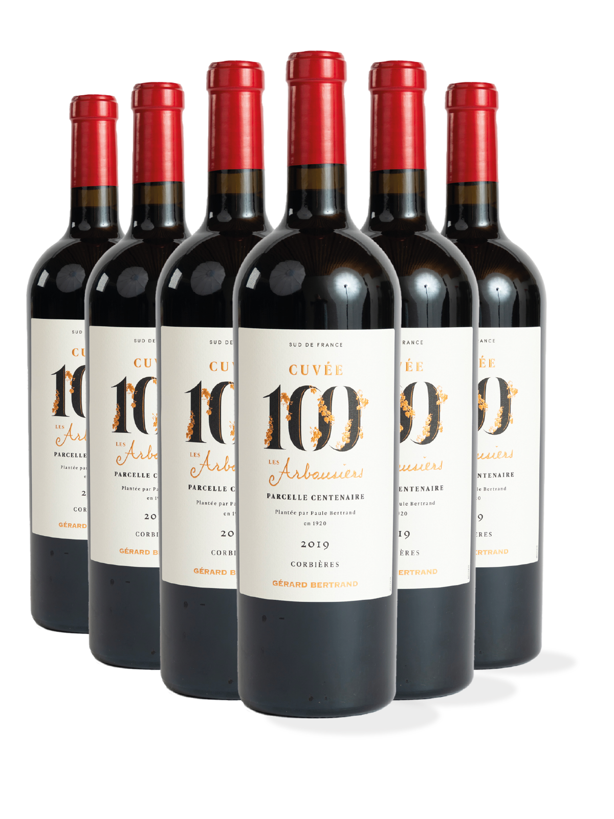 Cuvée 100 Les Arbousiers 2020 Wooden Case 6 Bottles 75cl - Gérard Bertrand 