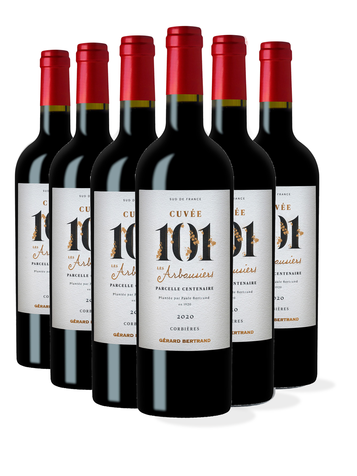 Cuvée 101 Les Arbousiers 2020 6x75cl Wooden Case - Gérard Bertrand 