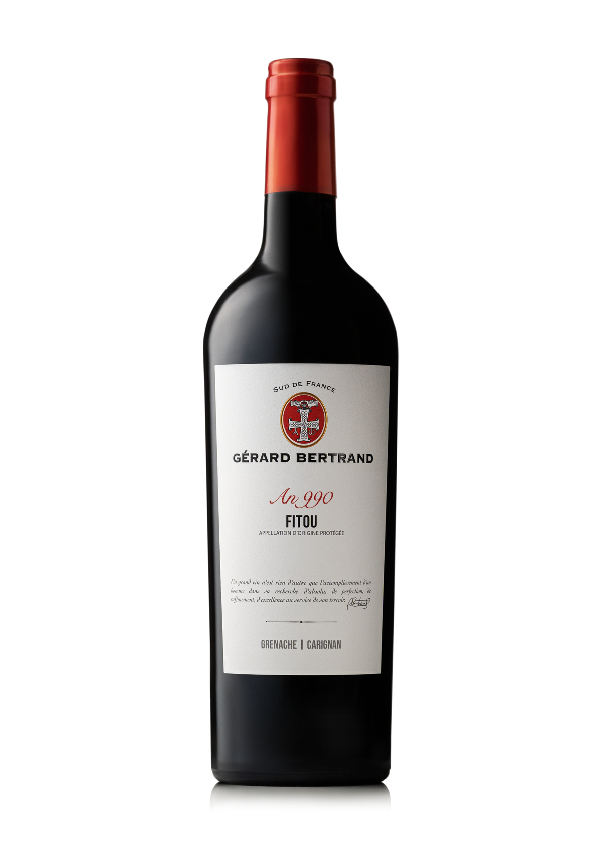 Héritage "An 990" red Fitou Lot of 6 Bottles 75cl - Gérard Bertrand 