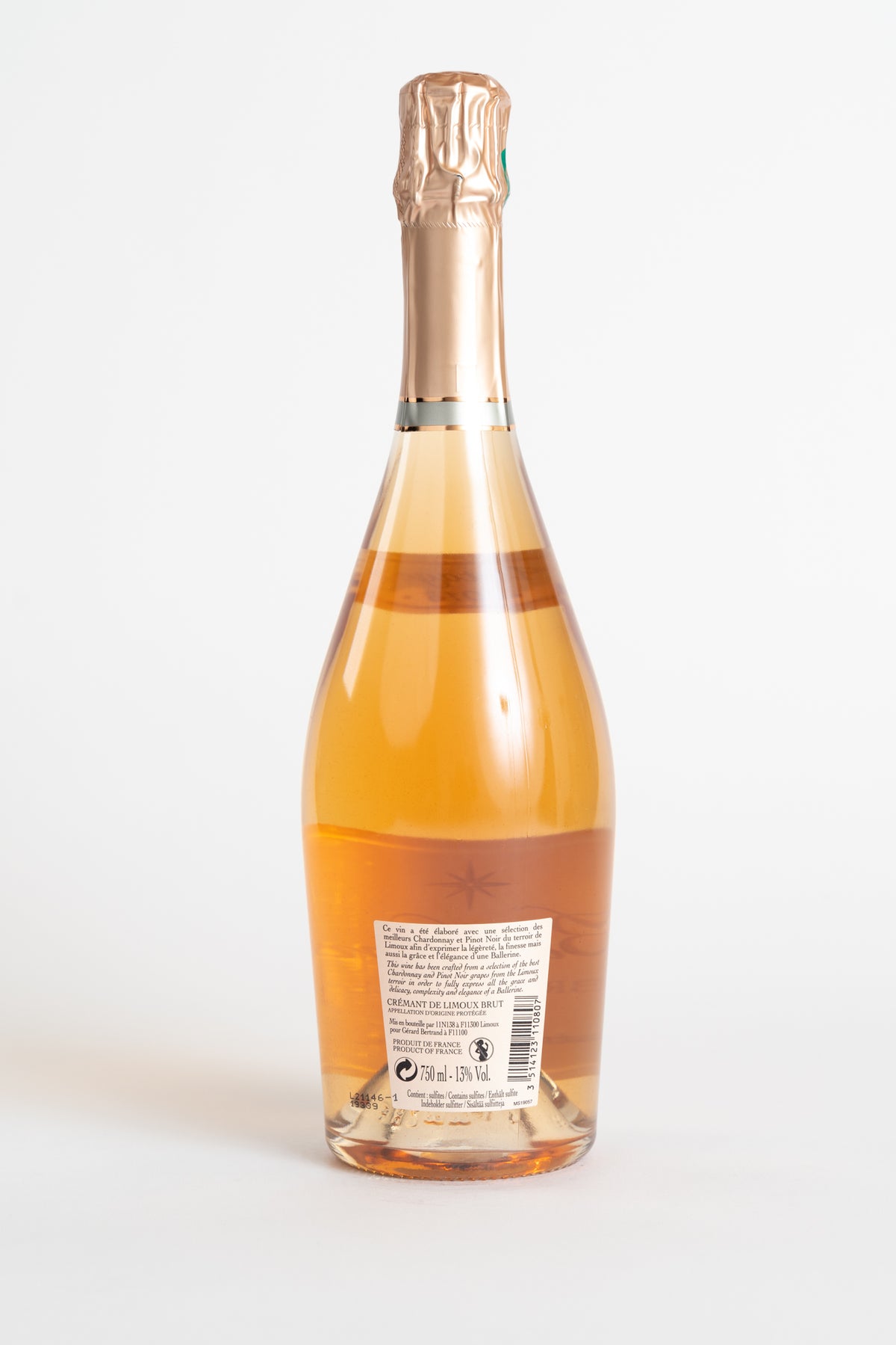 Ballerine 2013 Brut Etoilé met zijn etui - Gérard Bertrand 