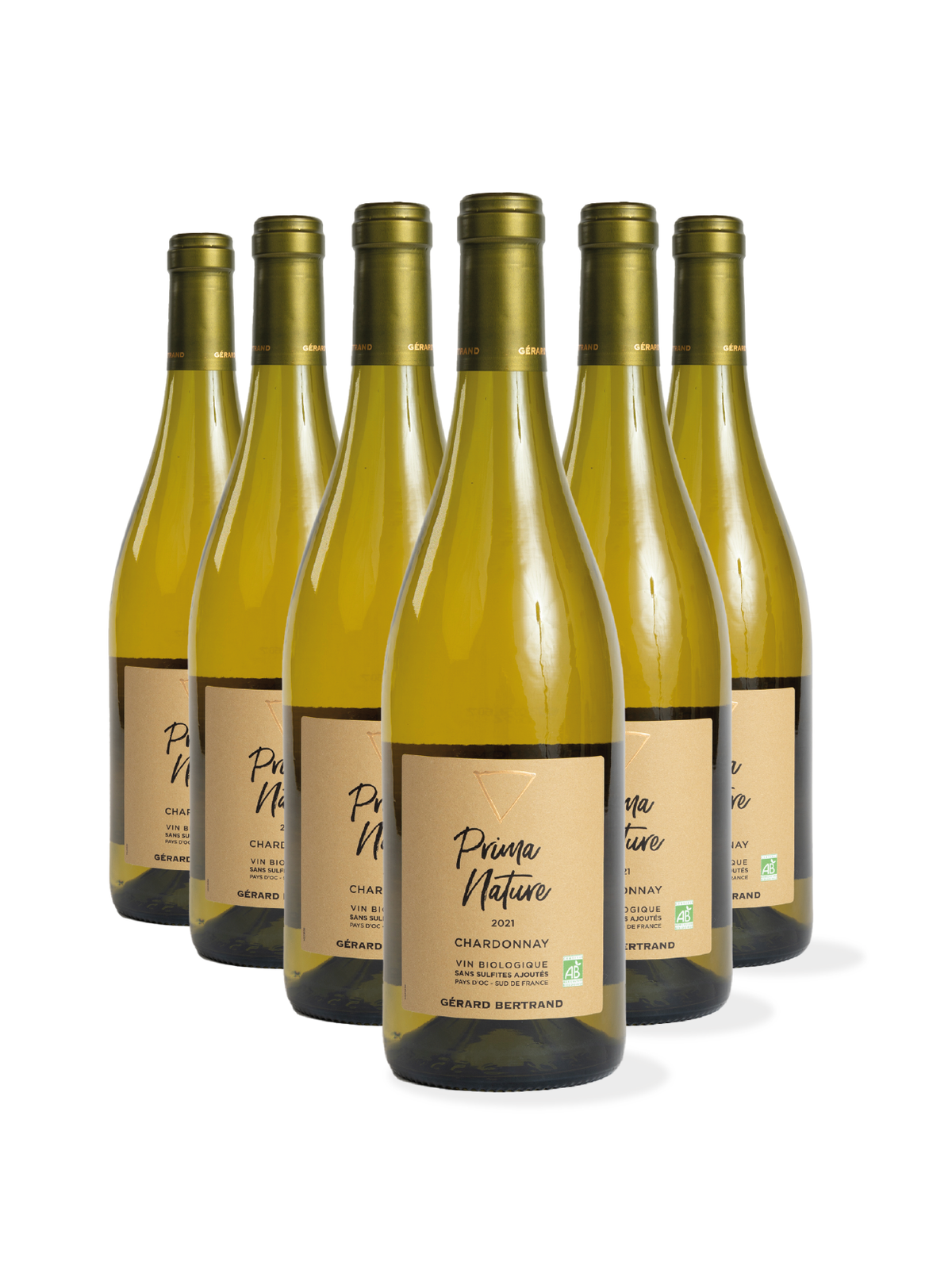 Prima Nature chardonnay 2024 Lot 6 bouteilles 75cl - Gérard Bertrand 