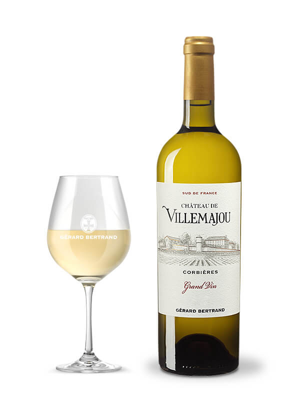 Château de Villemajou Grand Vin 2023 75cl white Corbières wine - Gérard Bertrand