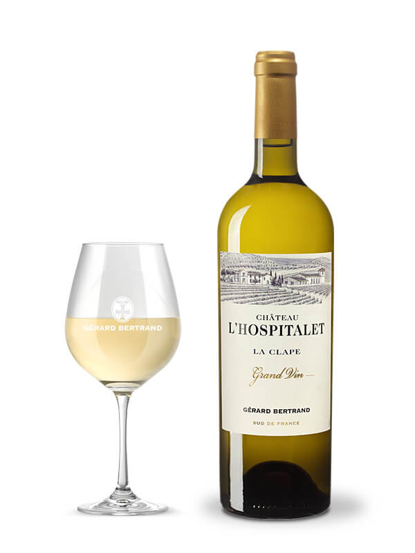 château l'hospitalet Grand Vin white la clape 2019 organic biodynamic wine
