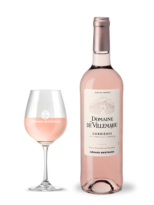 domaine de villemajou rosé 2019 Corbières wine organic biodynamic wine