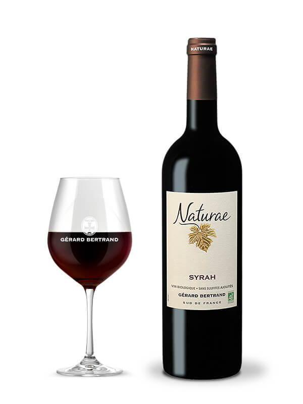 Naturae Syrah 2023 Lot of 6 Bottles 75cl organic red wine without sulphites vegan - Gérard Bertrand 