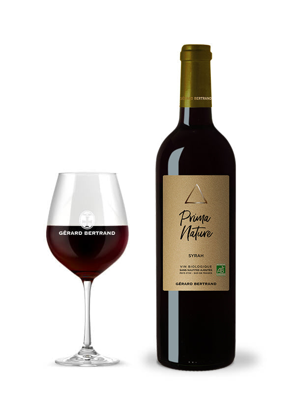 Prima Nature Syrah red wine 2020 Gérard Bertrand organic vegan sulphite-free