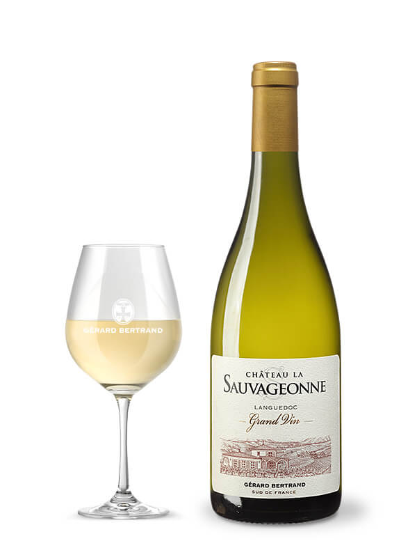 chateau la sauvageonne Grand Vin white from languedoc 2019 organic biodynamic wine 92 wine spectator